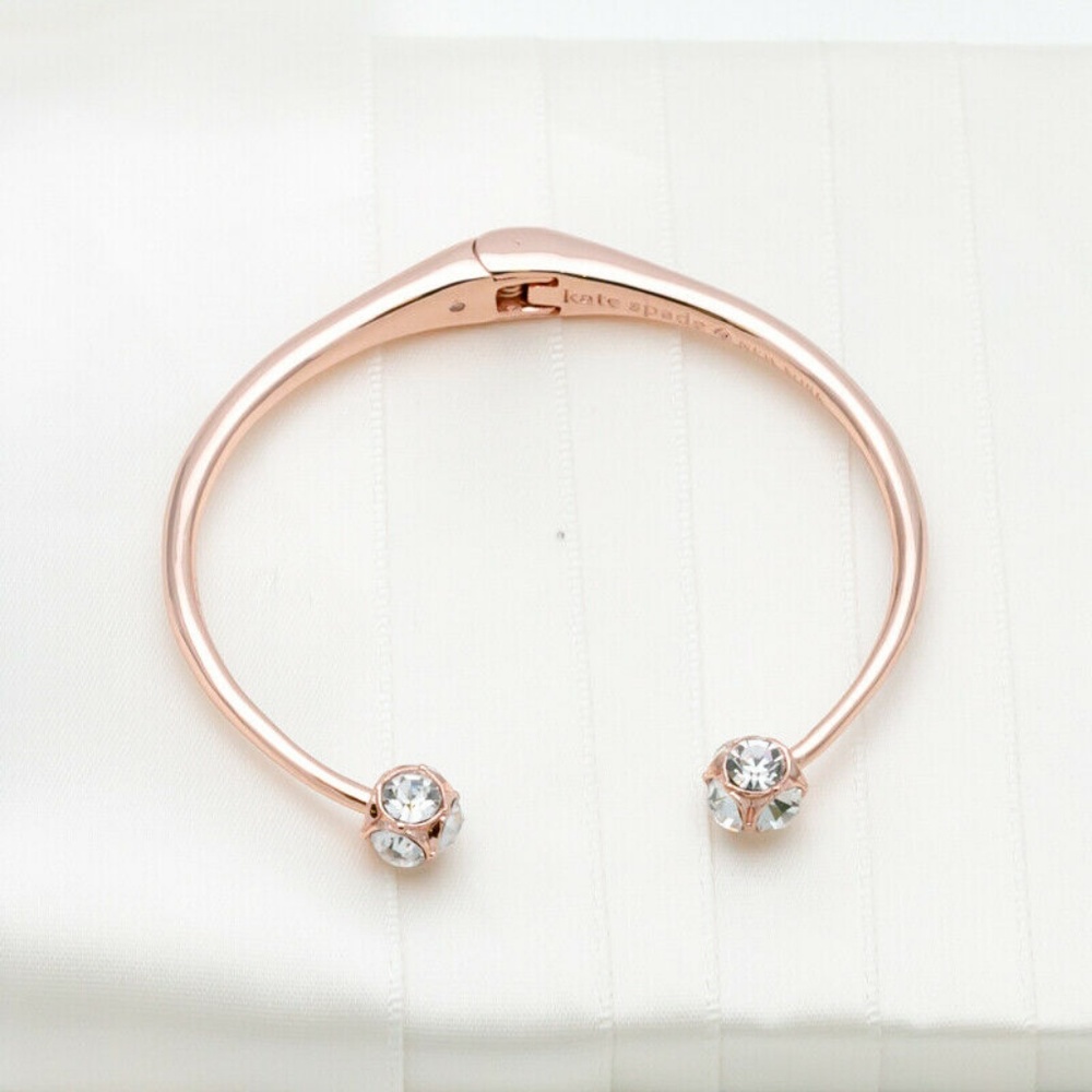 KATE SPADE ♠️ Lady Marmalade Rose Gold Open Cuff - Picture 5 of 5